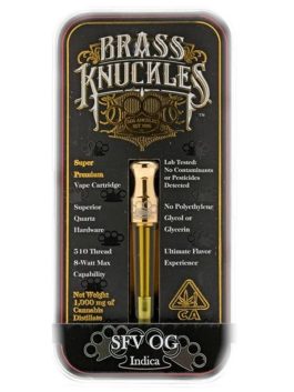 SFV OG Brass Knuckles Vape Cartridge