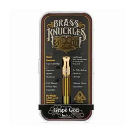 Grape God Brass Knuckles Vape Cartridge